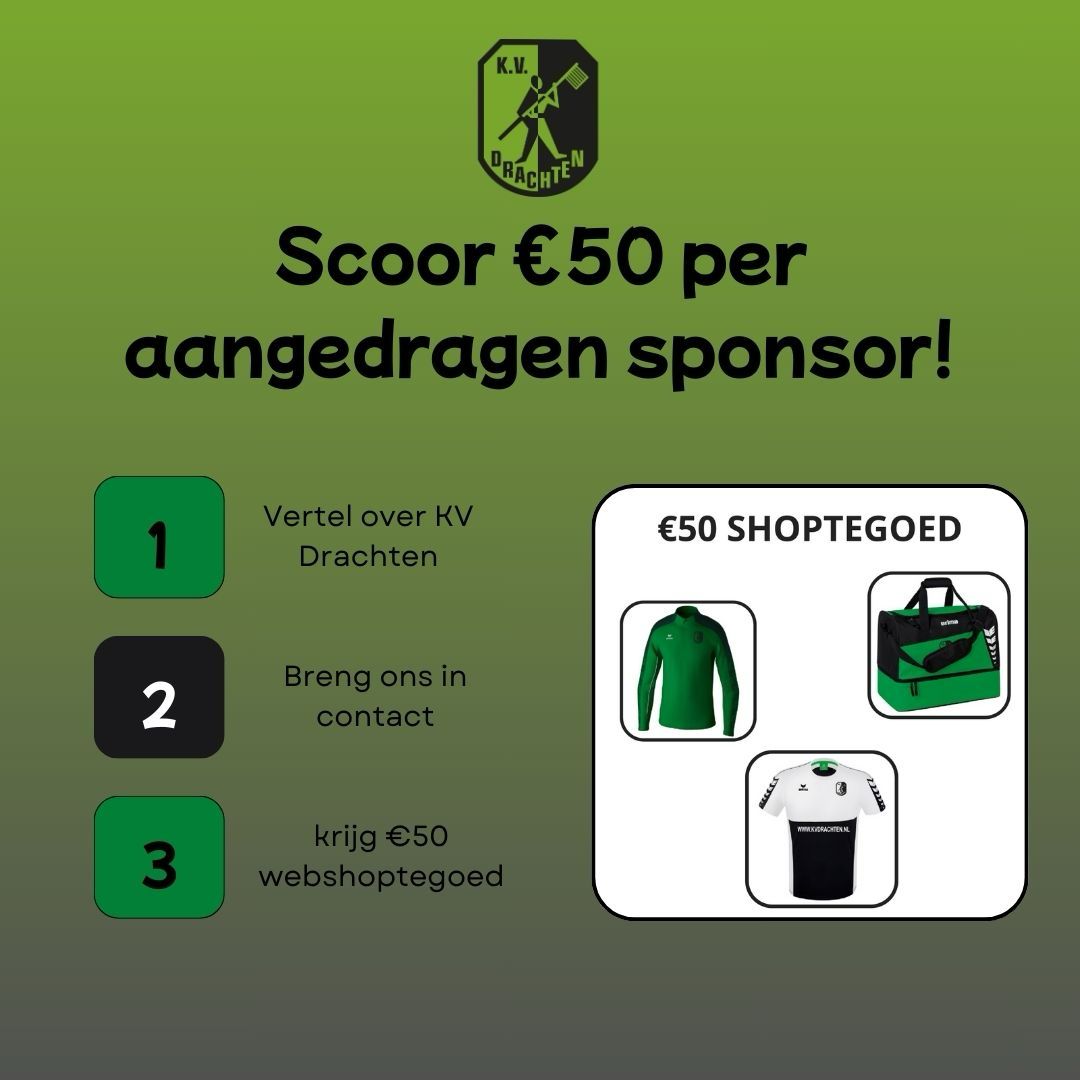 KV Drachten sponsoractie